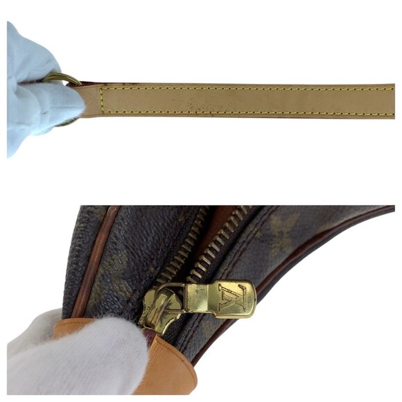 LOUIS VUITTON Authentic Brown Monogram Leather Shoulder Bag - Picture 6 of 10